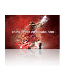 Digital Printing Canvas Wall Art /Frames Pictures/Basketball Room Decor Stretched Canvas